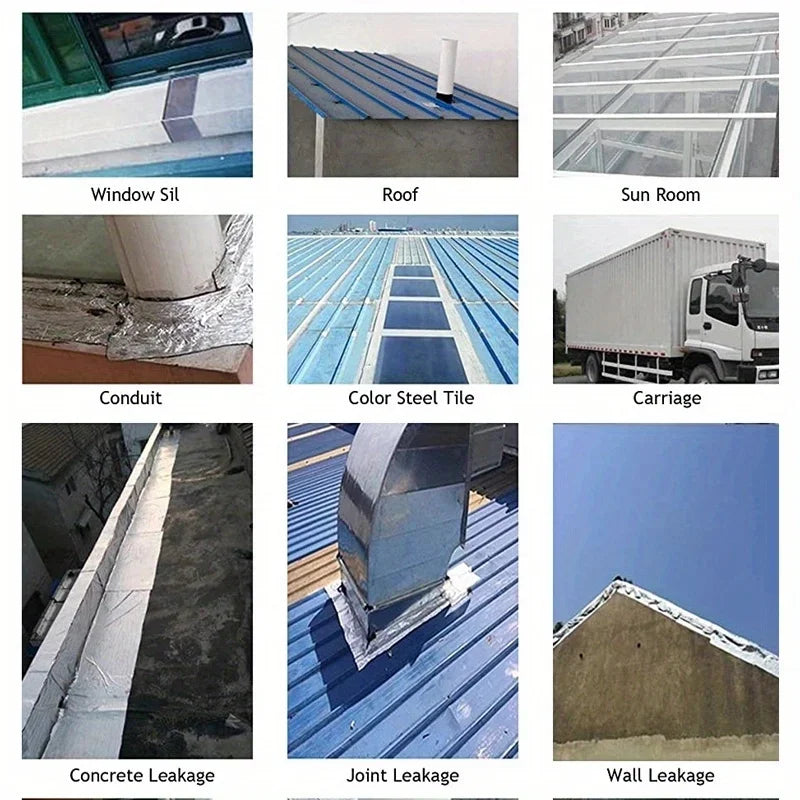 Waterproof Aluminum Foil Tape – High Temp Duct & Roof Repair Foil Repair Tape Axl