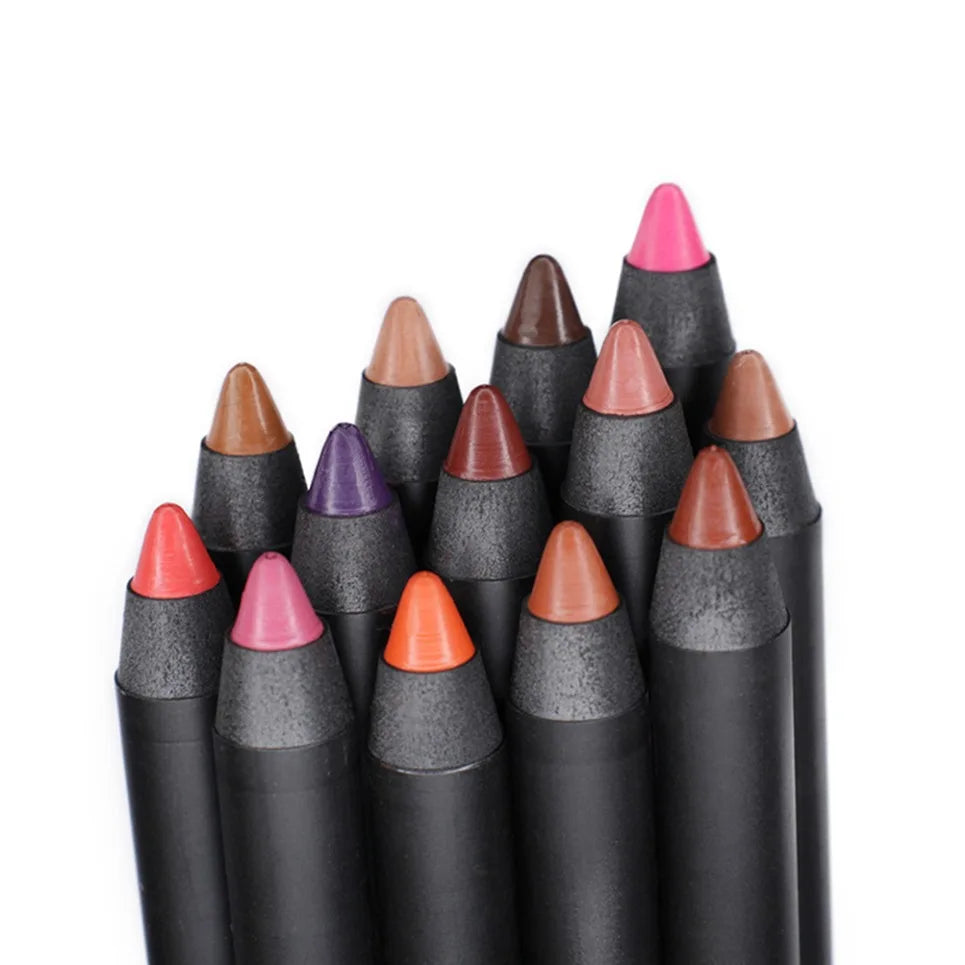 3-in-1 Creamy Lip Liner Lipstick Pencil – Vegan Long-Lasting Lip Liner Pencil Axl