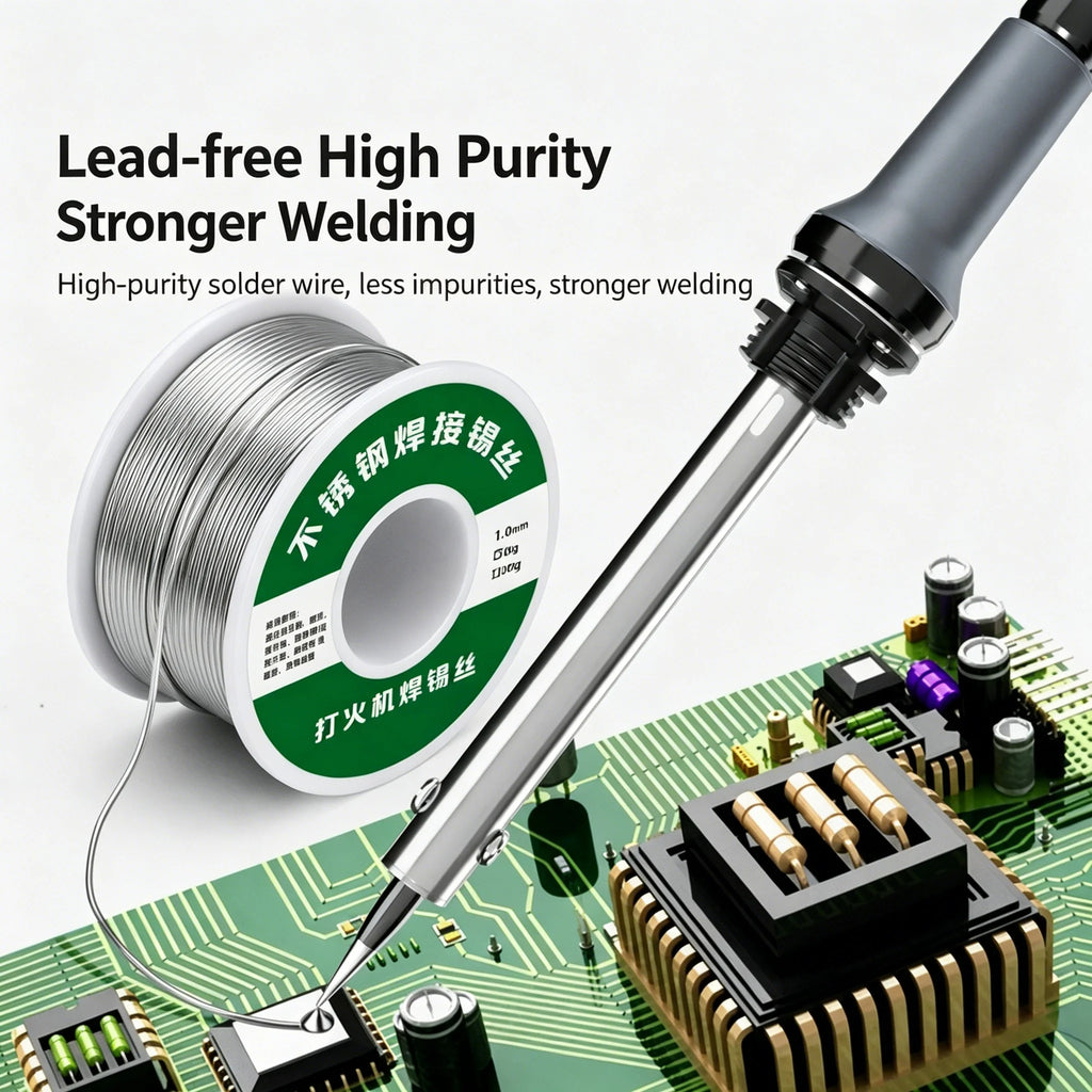 Rosin Core Solder Wire 1.0mm No-Clean Flux 2% | 20g 50g 100g Solder Wire Axl