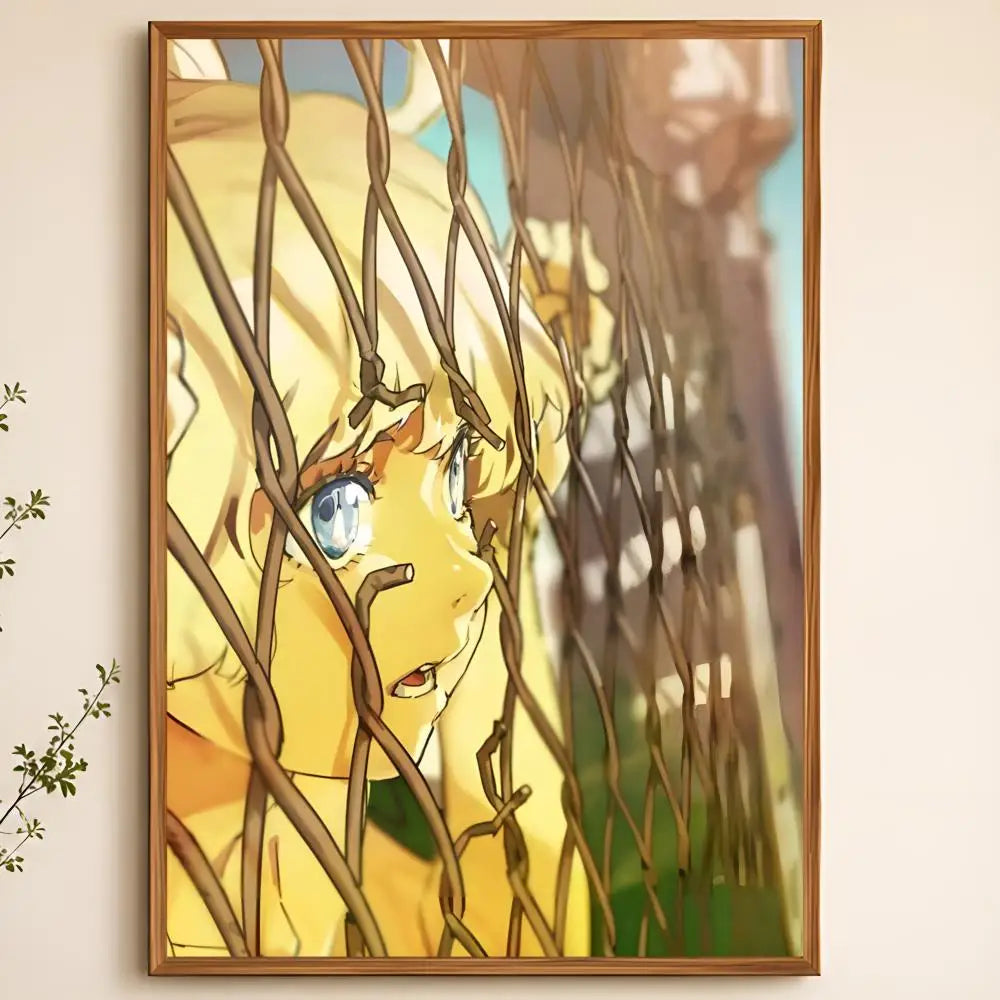 Terror in Resonance Anime Poster – HD Waterproof PVC Wall Art Anime Wall Poster Axl White15 60X90cmNoframe