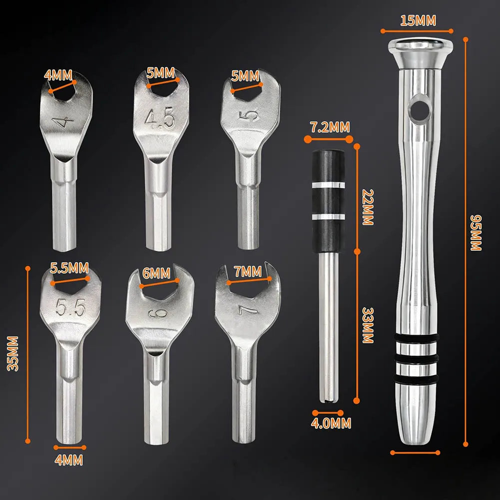 Magnetic 4mm Hex Screwdriver Handle – Anti-Slip Bit Holder Screwdriver Handle Axl