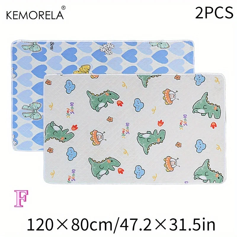 2PCS Washable Dog Training Pads – Reusable Non-Slip Pet Mat Pet Training Pads Axl F