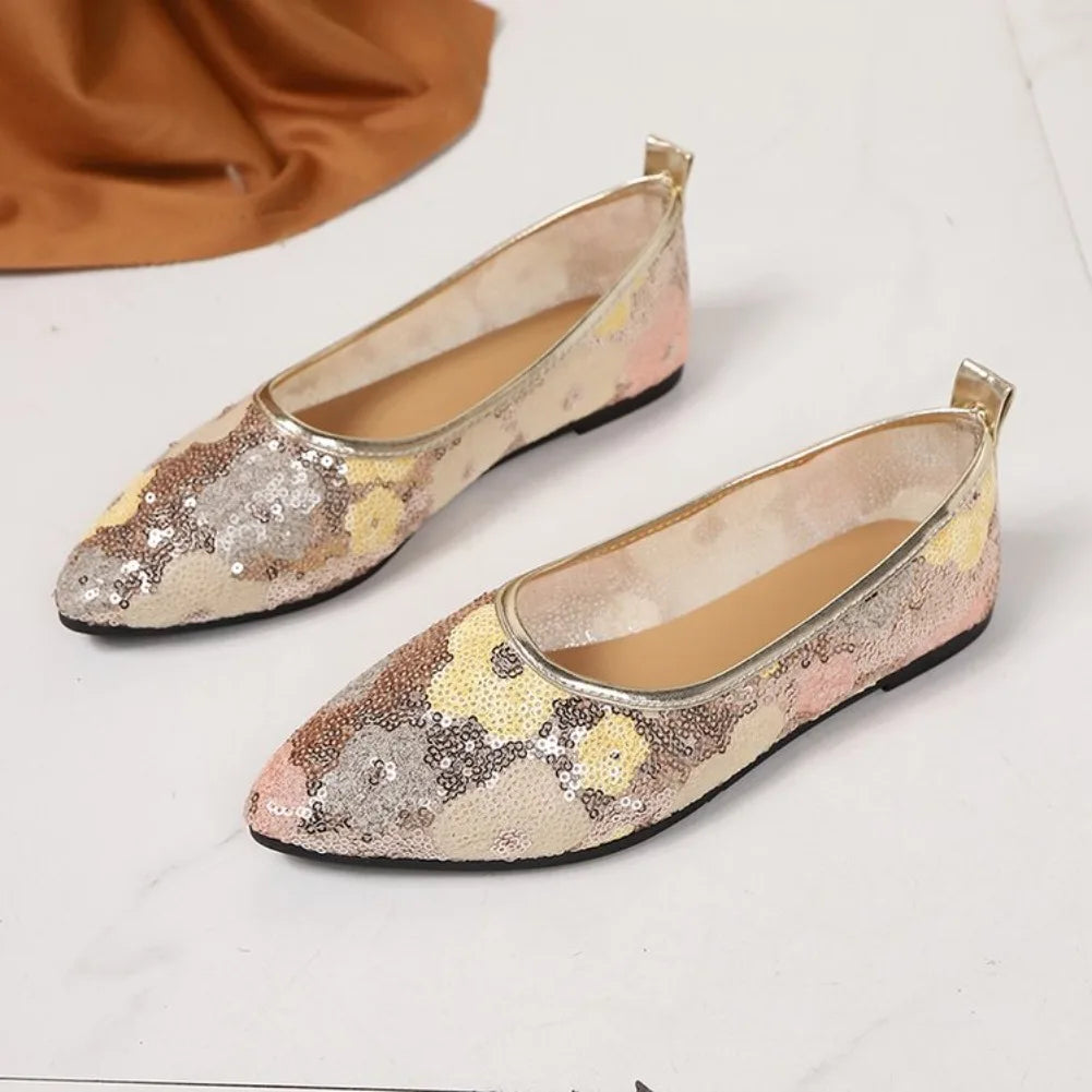 Women's Mesh Ballet Flats – Mary Jane Slip-On Loafers Women's Ballet Flats Axl