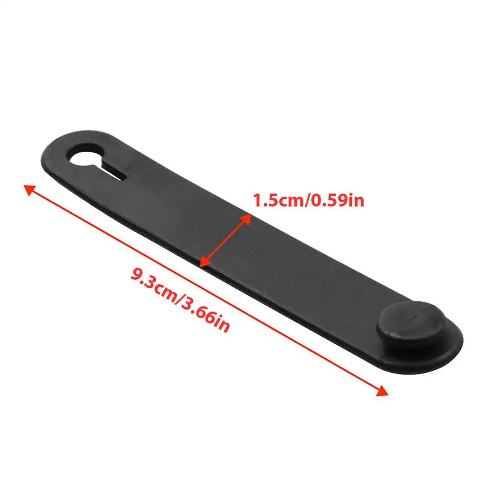 Motorcycle Rubber Cable Ties – Elastic Wire Fixing Straps Rubber Cable Ties Axl Black