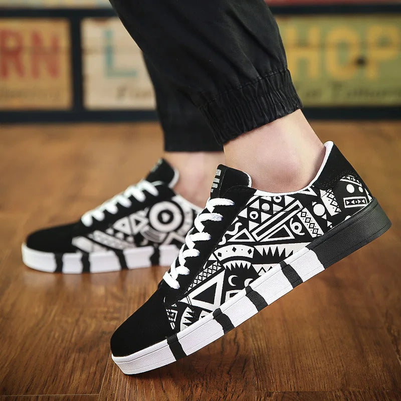 Men's Casual Sneakers – Non-Slip Breathable Lace-Up Canvas Shoes Casual Sneakers Axl