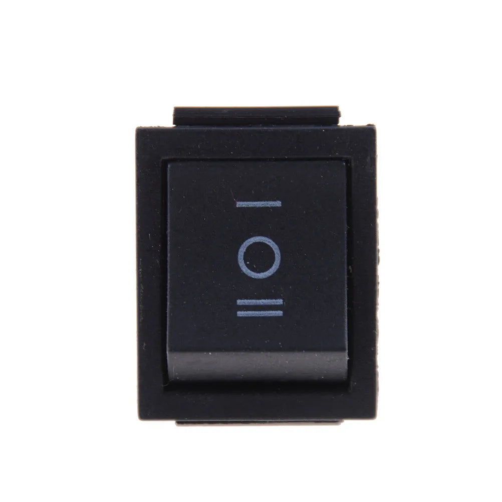 KCD4 DPDT Rocker Switch Black ON/OFF/ON 6 Pin 16A 250VAC Rocker Switch Axl