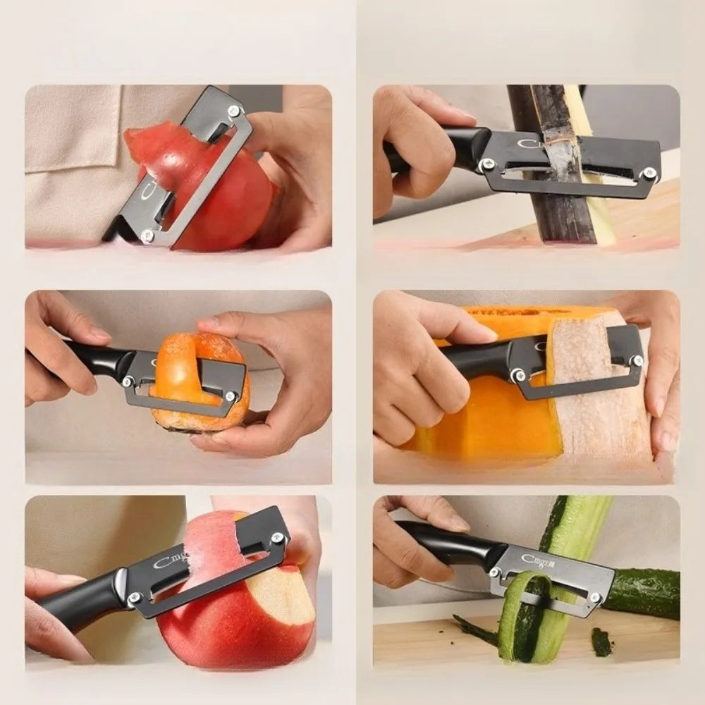 Stainless Steel Fruit & Vegetable Peeler – Full Steel Handle Vegetable Peeler Axl