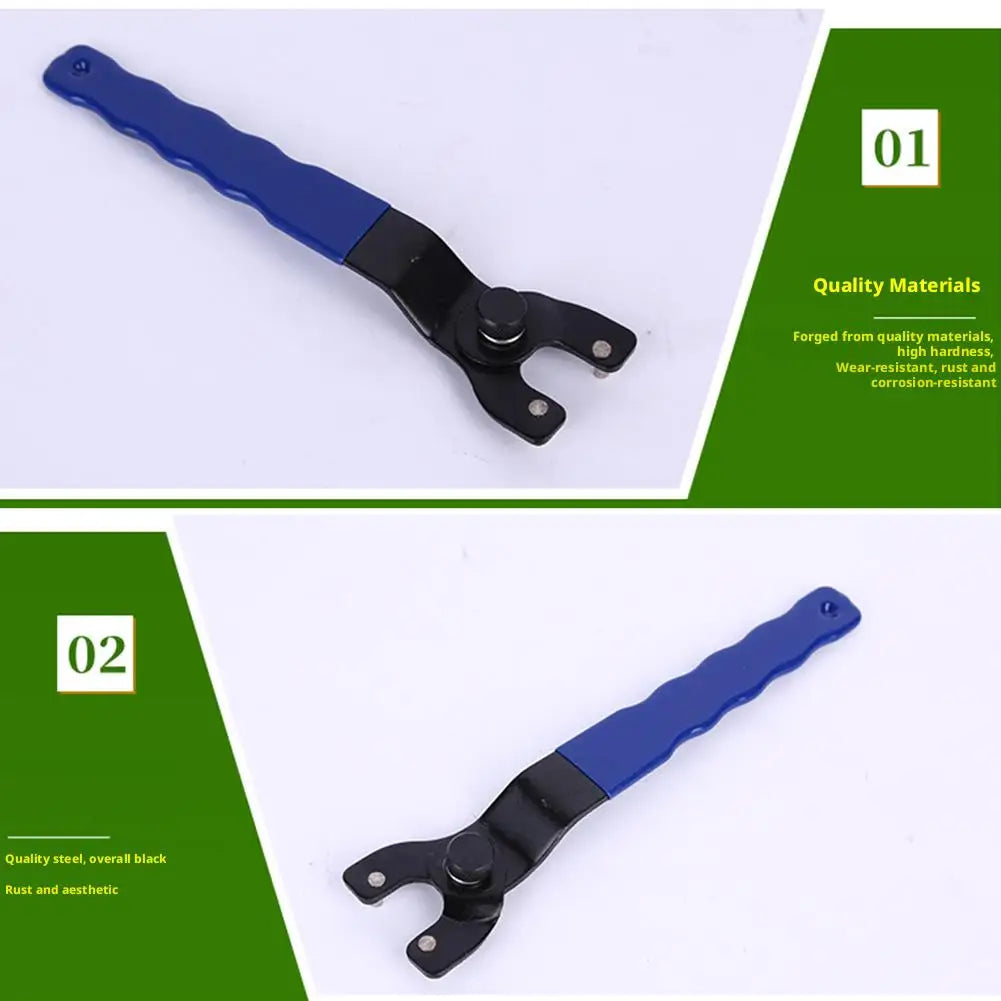 Angle Grinder Wrench – 7.5" High-Carbon Steel Key Tool Grinder Wrench Axl