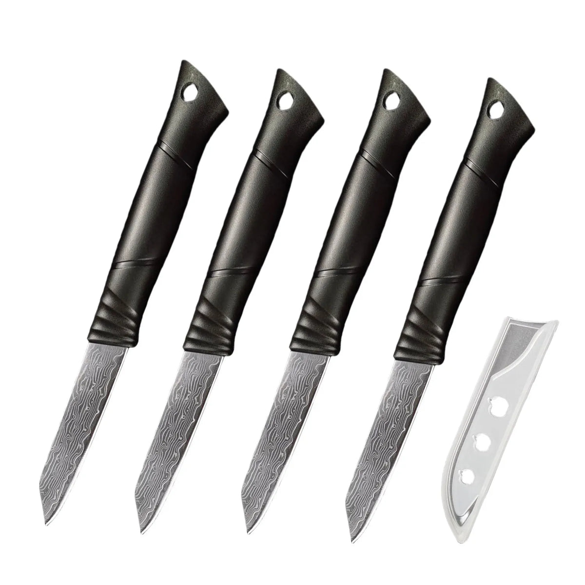 Damascus VG10 Paring Knife – Sharp Fruit & Vegetable Knife Damascus Paring Knife Axl 4 PCS China Mainland