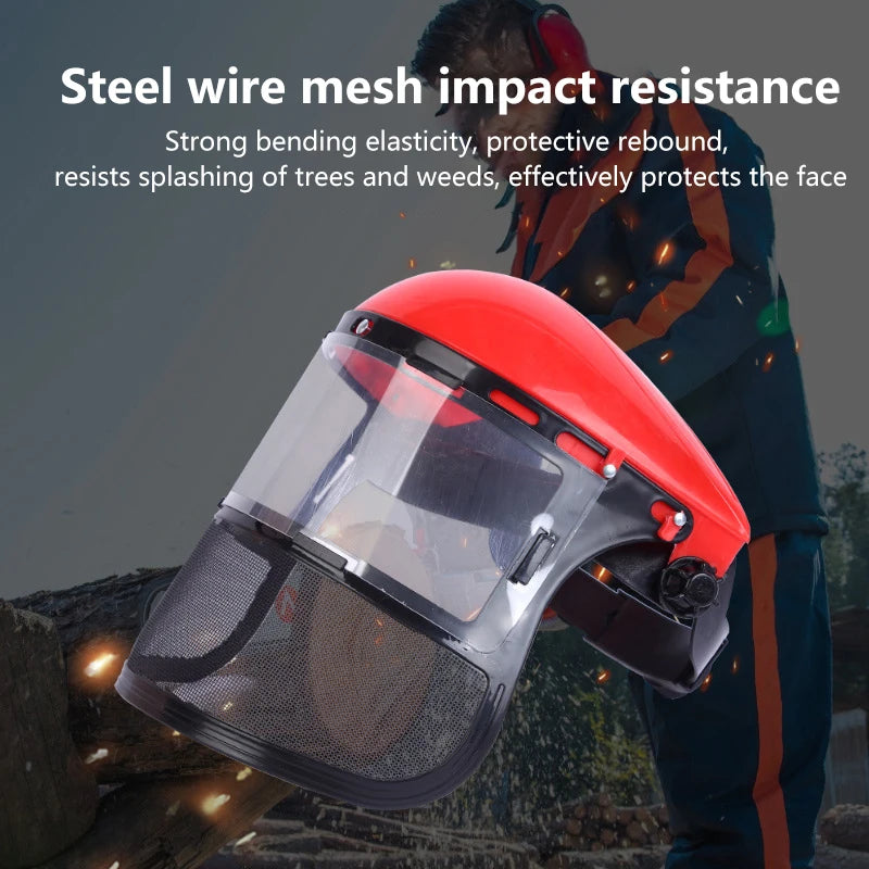 Head-Mounted PVC Face Shield – Safety Mask for Cutting & Garden Protective Face Shield Axl