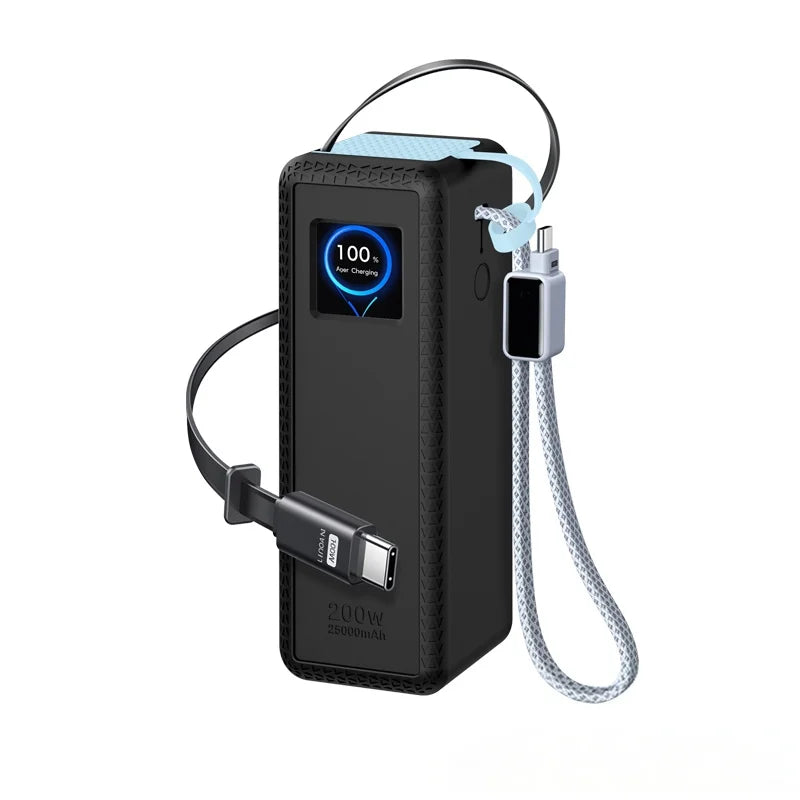 Silicone Case for UGREEN 25000mAh 200W PB728 Power Bank Power Bank Case Axl black