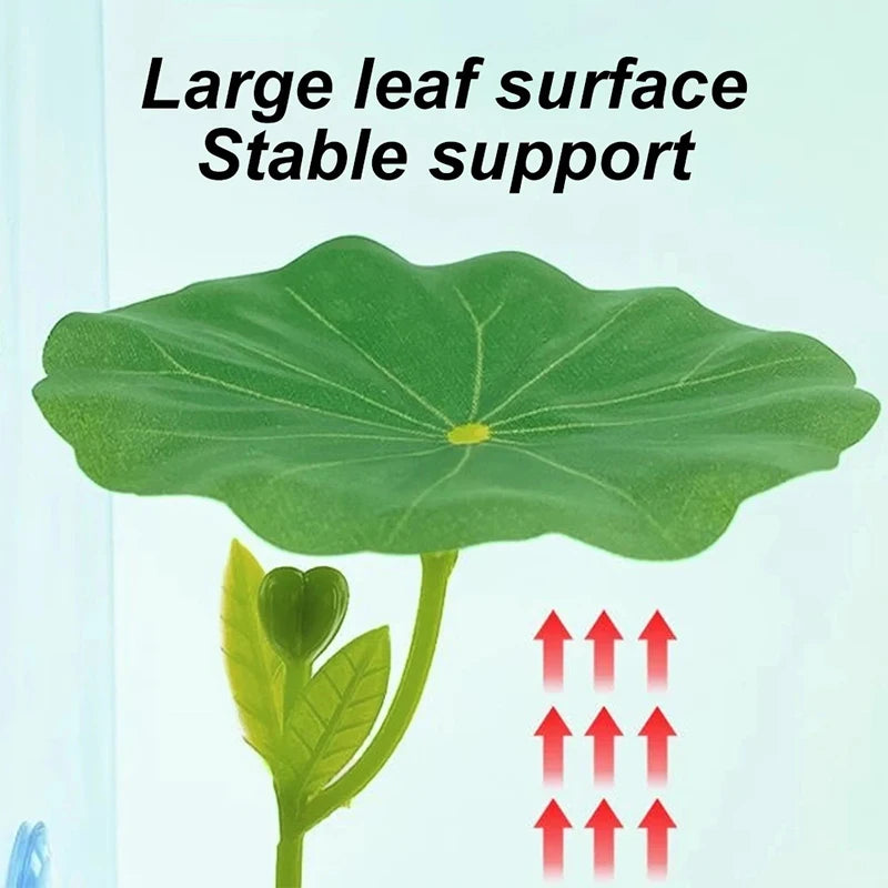 Fish Tank Leaf Hammock with Suction Cup – Betta Plant Decor Aquarium Plant Decor Axl