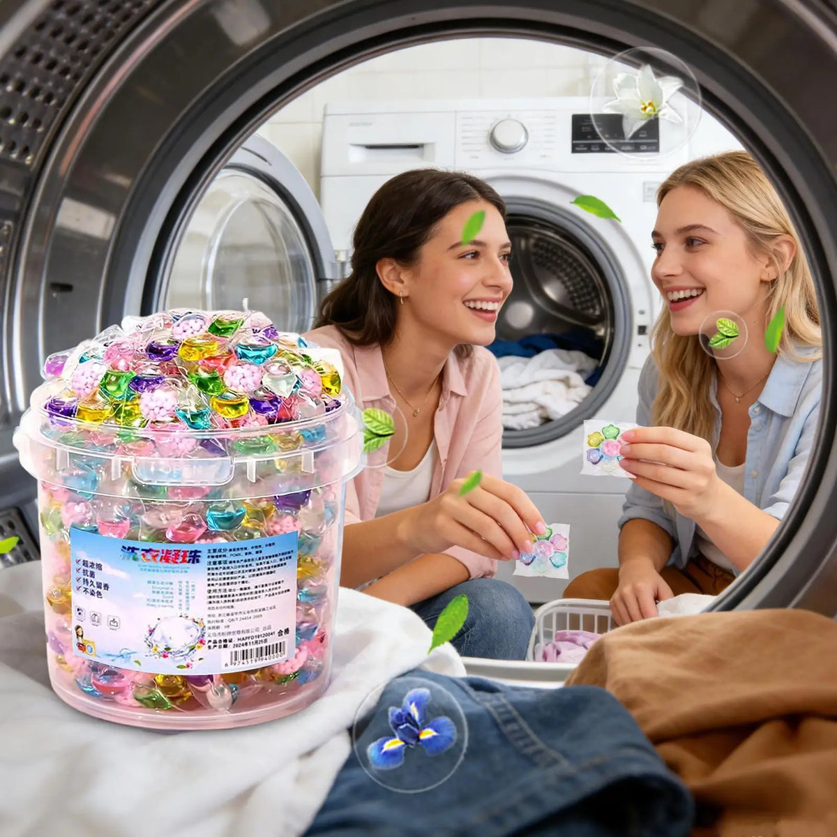 100-Pack 7-in-1 Laundry Detergent Pods | Multi-Purpose Capsules Laundry Detergent Pods Axl