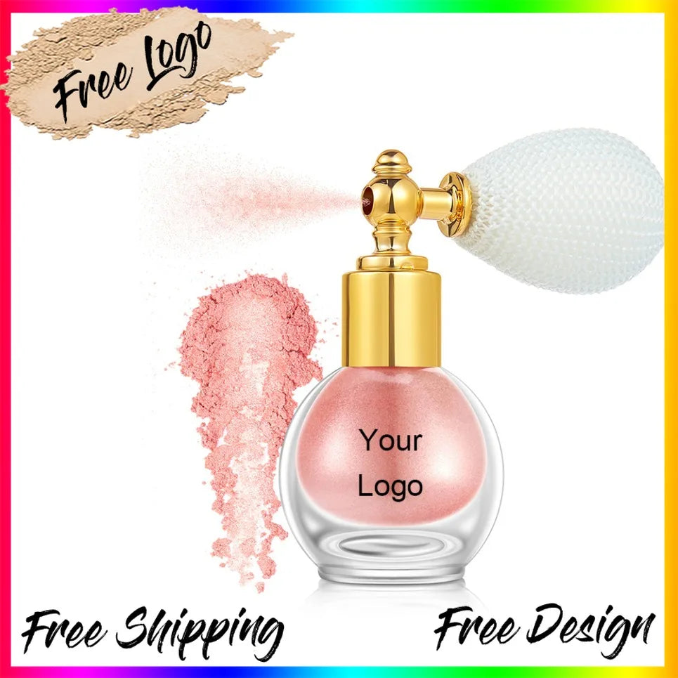 Vegan Pearl Glitter Highlighter Spray Powder – Face & Body Glitter Highlighter Axl