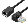90° Angled RJ45 CAT6 Ethernet Extension Cable – Up/Down/Left/Right Ethernet Extension Cable Axl Left Angled