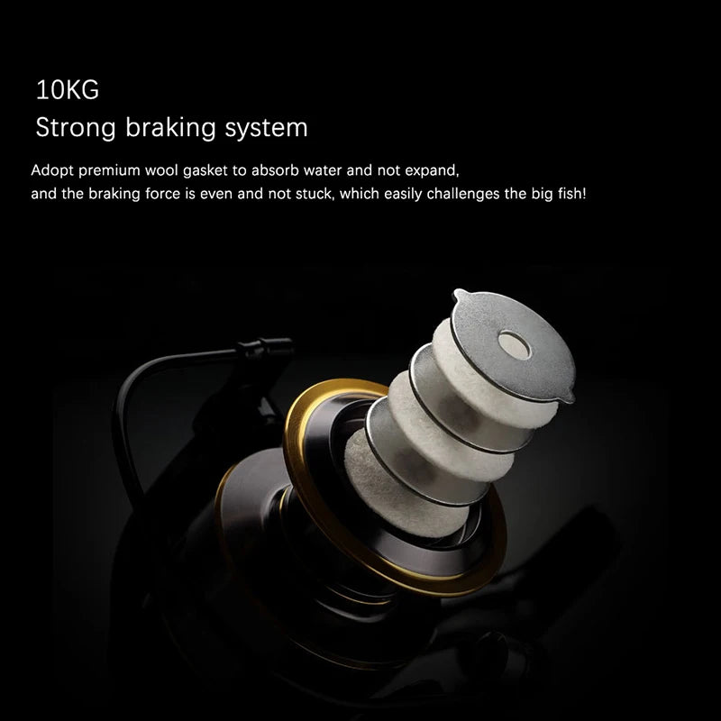 Metal Spinning Fishing Reel | Long Cast Bait Casting Sea Reel Spinning Fishing Reel Axl