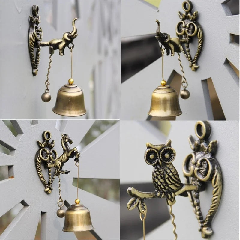 Vintage Metal Bell Wind Chime – Magnetic Door Wall Ornament Wind Chime Ornament Axl
