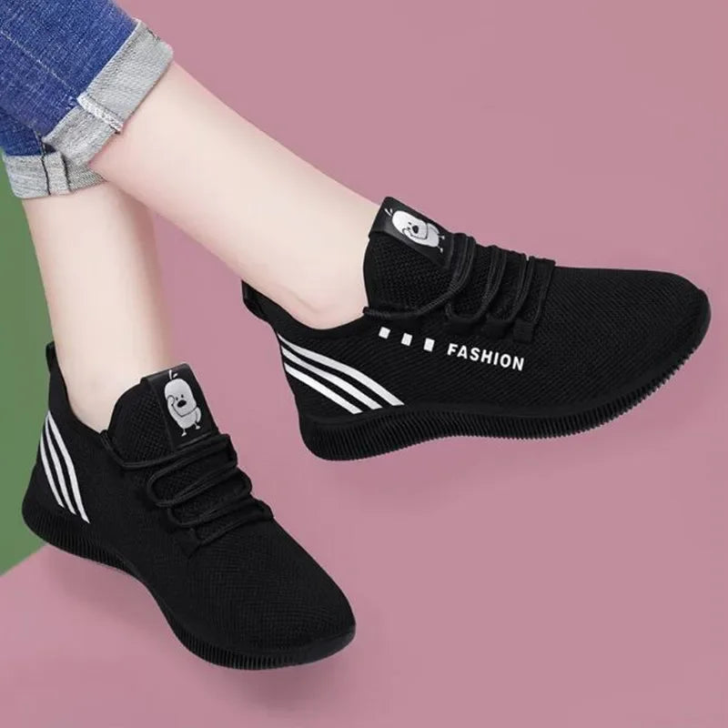 Women's Breathable Air Mesh Vulcanized Casual Sneakers Women's Sneakers Axl