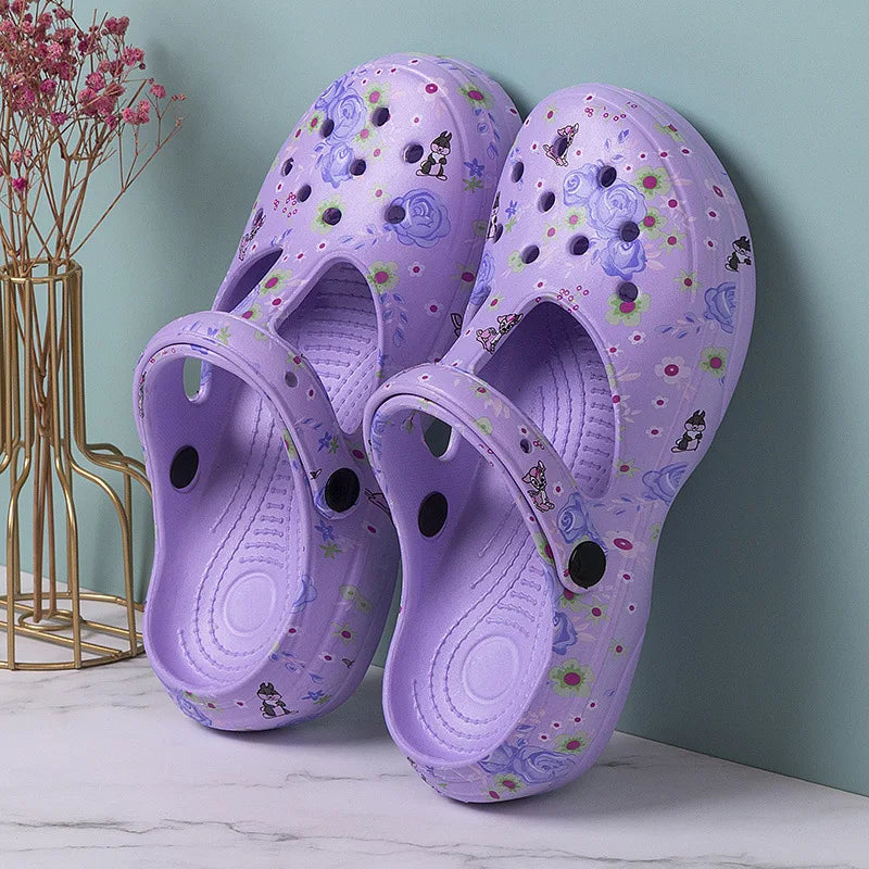 Women's Lightweight EVA Clogs – Waterproof Anti-Slip Sandals Women's Clogs Axl MUDAN PURPLE 36-37