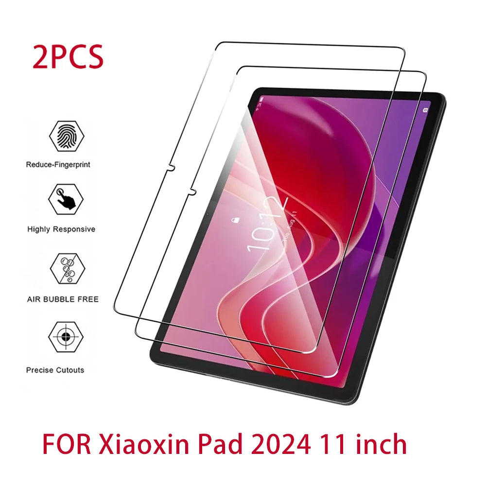 2-Pack Tempered Glass Screen Protector – Lenovo Xiaoxin Pad 2024 Tablet Screen Protector Axl FORXiaoxin Pad 2024