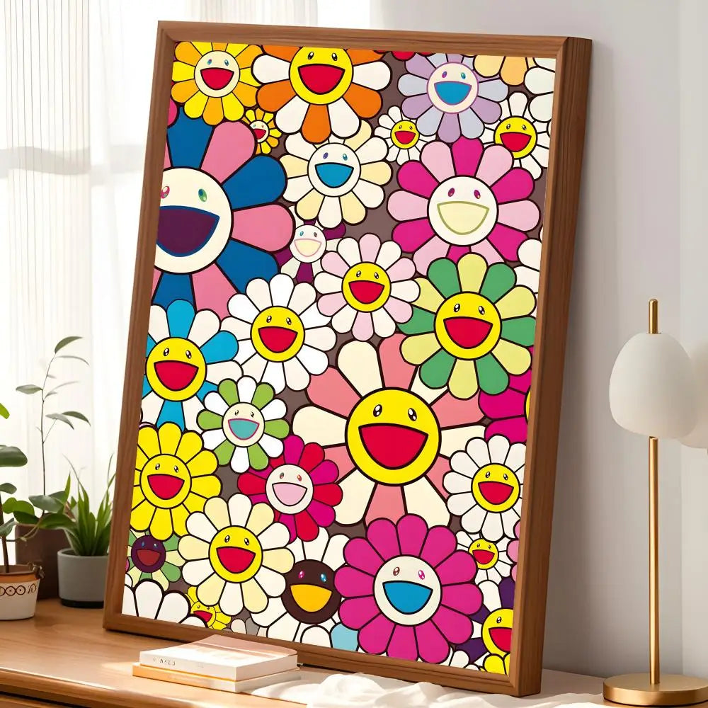 Murakami Takashi HD PVC Wall Art Poster – Self-Stick Decor Wall Art Poster Axl