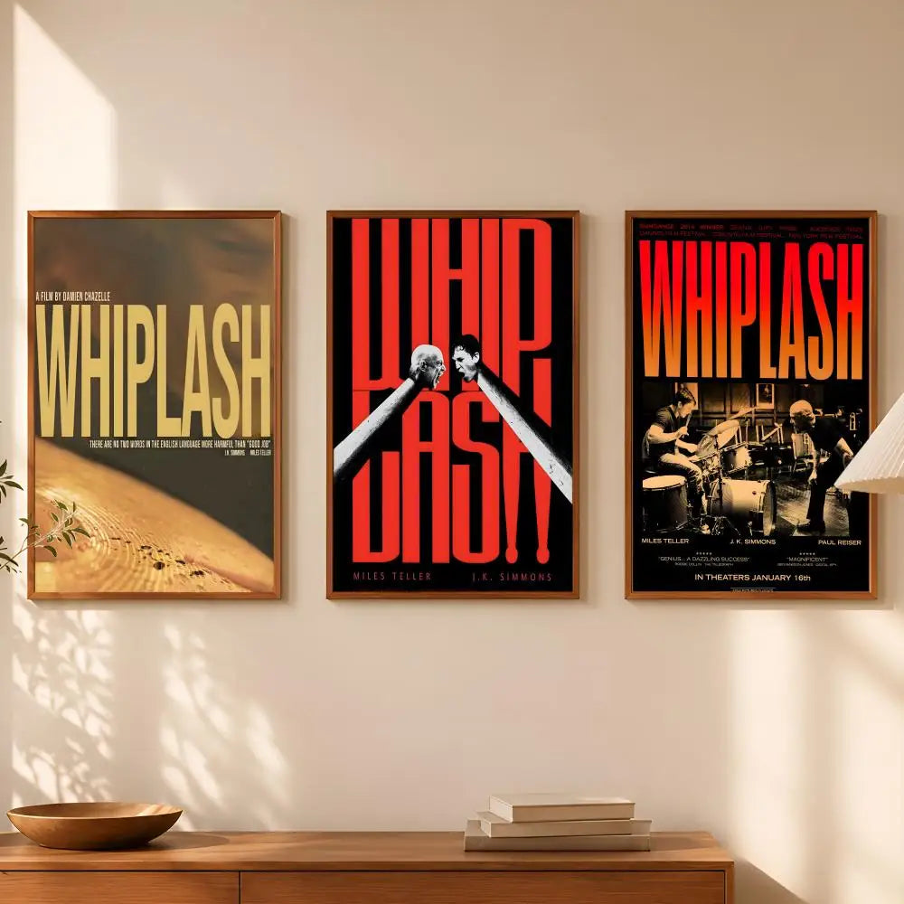 Whiplash Movie Poster – Self-Stick HD PVC Waterproof Wall Art Movie Wall Poster Axl