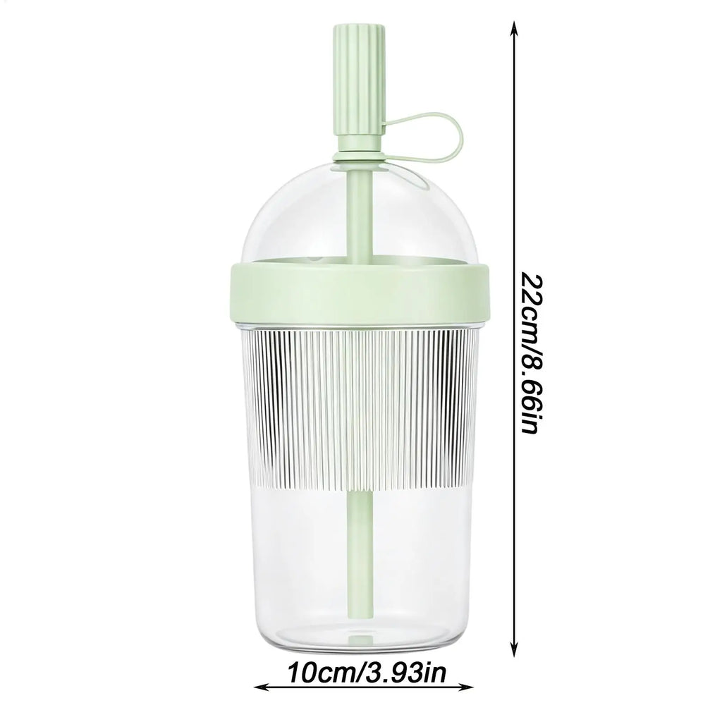 Reusable Coffee Cup with Lid & Straw – Travel & Office Use Reusable Drinking Cup Axl