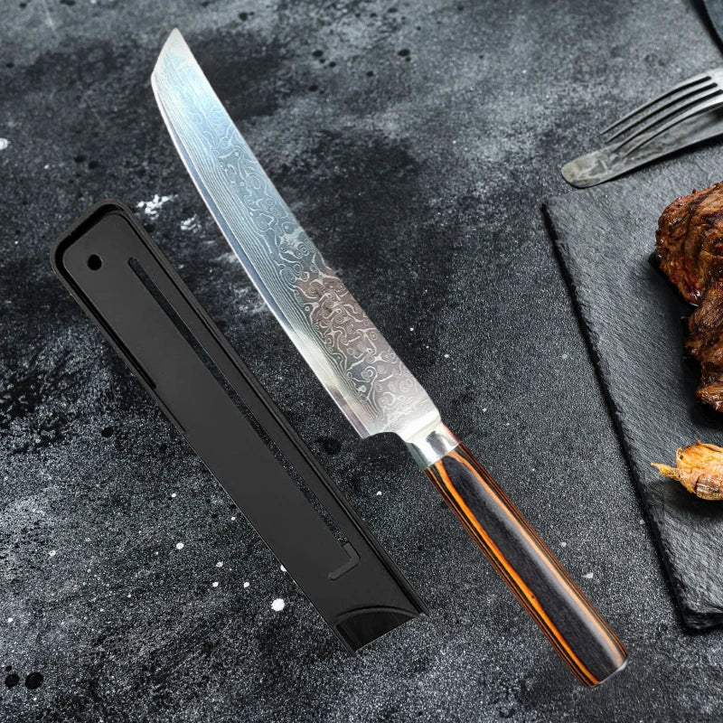 Damascus Steel Chef Knife – 67-Layer Kiritsuke Kitchen Knife Damascus Chef Knife Axl