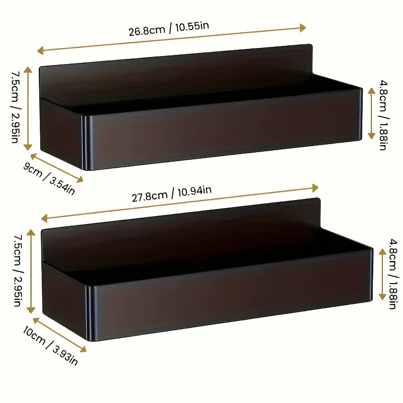Magnetic Fridge Baskets Set of 2 – Kitchen Storage Rack Magnetic Storage Basket Axl