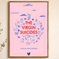 The Virgin Suicides Movie Poster – Peel & Stick PVC Wall Art Wall Art Poster Axl White17 60X90cmNoframe