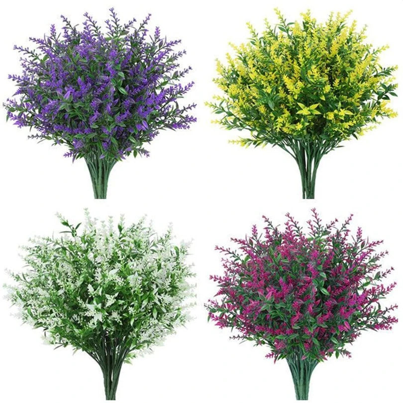 Artificial Plastic Lavender Stems – Fake Flowers Home & Wedding Artificial Flower Stems Axl
