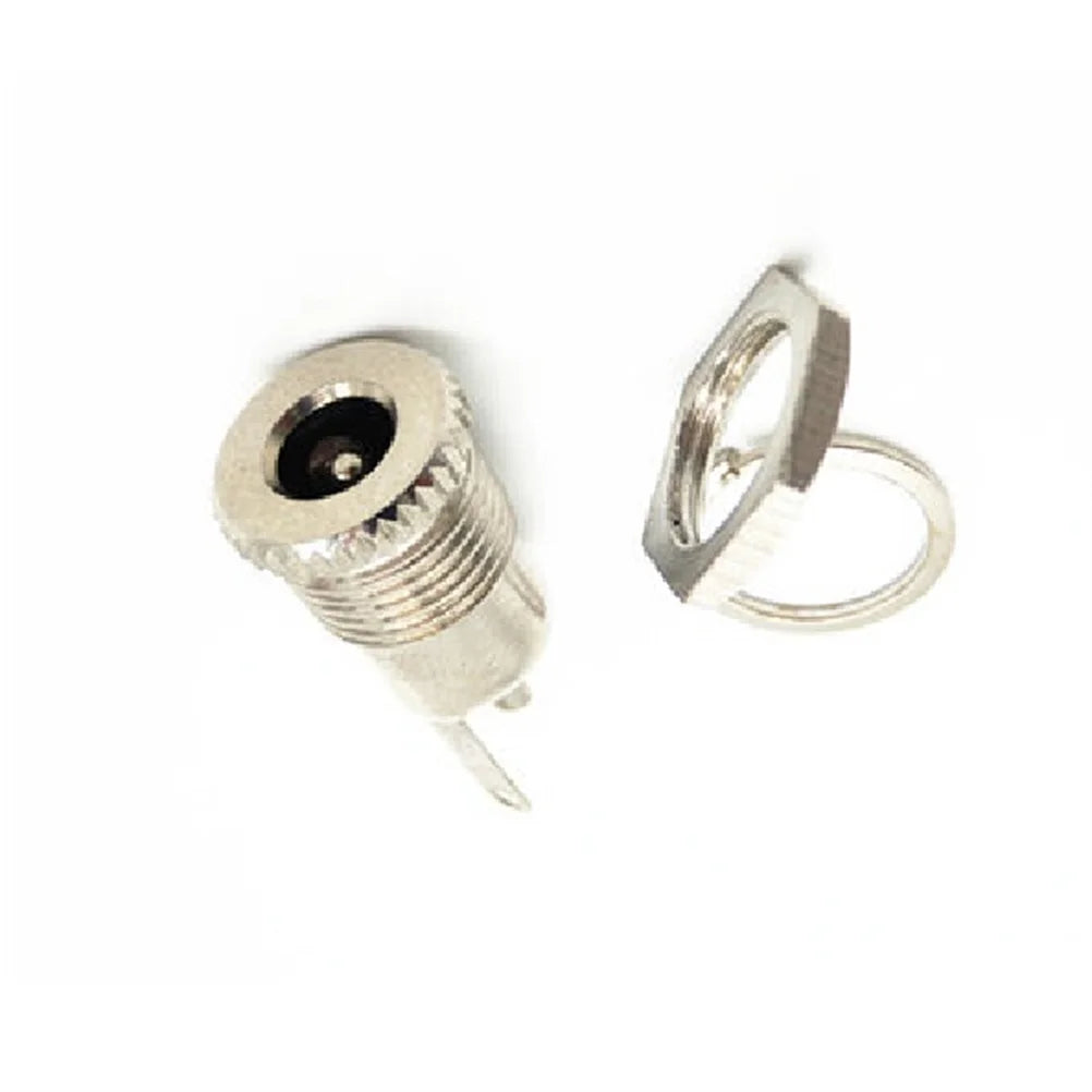 5-Pack DC Power Jack Socket Female Panel Mount 5.5mm x 2.1mm DC Power Connector Axl