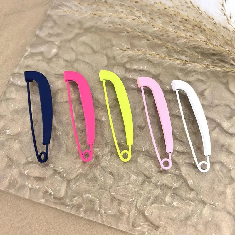 2-Pack Enamel Waist Buckle Brooch – DIY Clothing Safety Pin Enamel Brooch Pin Axl