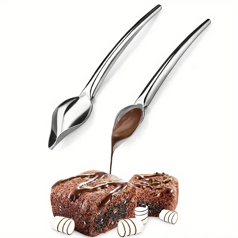 Stainless Steel Chocolate Decorating Spoon | DIY Baking Tool Baking Decorating Tool Axl