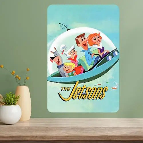 Jetsons Classic TV Show Metal Poster Sign | Retro Wall Art Metal Wall Sign Axl aluminum sign aluminum 40x30cm