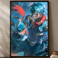 Zenless Zone Zero Self-Stick HD Wall Poster – Waterproof Wall Art Poster Axl White16 40X50cmNoframe