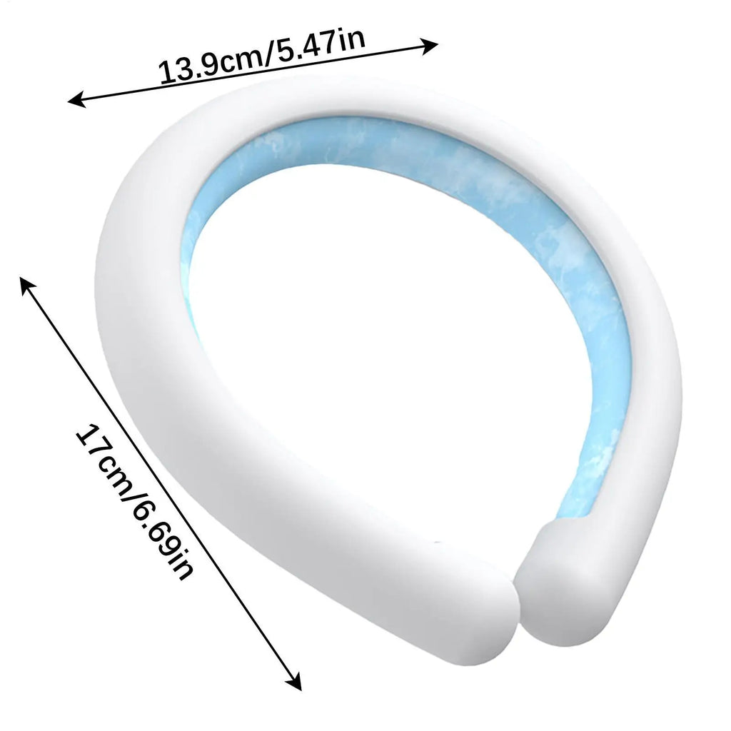 Reusable PCM Cooling Neck Wrap – Wearable Ice Neck Cooler Cooling Neck Wrap Axl