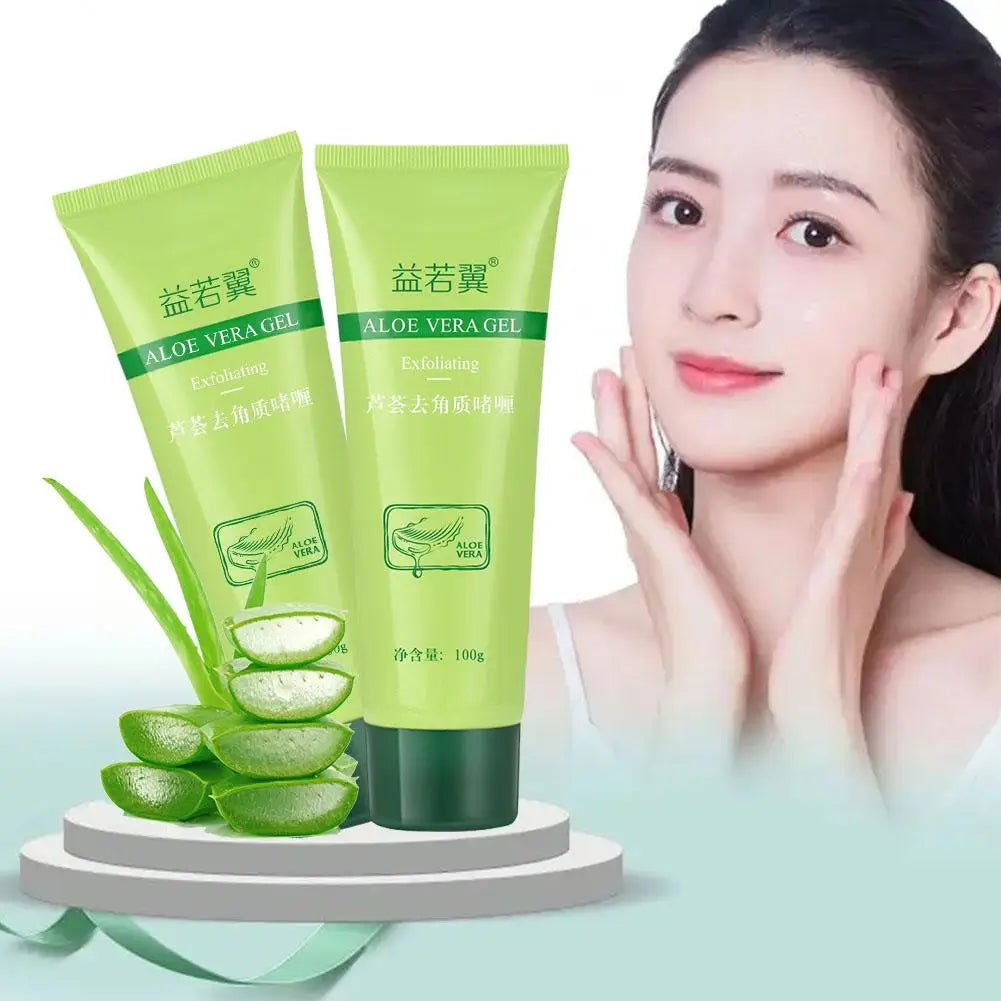 Aloe Vera Face Exfoliating Gel – Pore Minimizing Scrub 30–100g Facial Exfoliating Scrub Axl