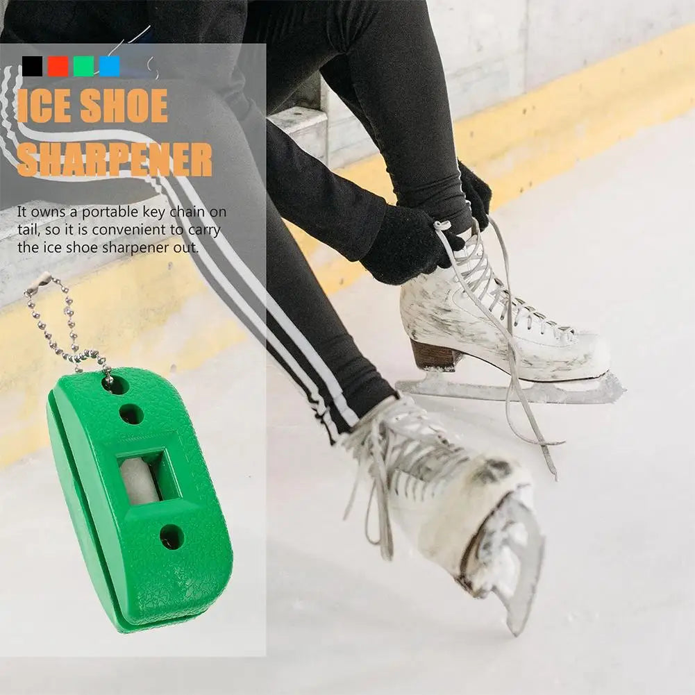 Portable Ice Skate Blade Sharpener – Double-Sided + Bag Skate Blade Sharpener Axl