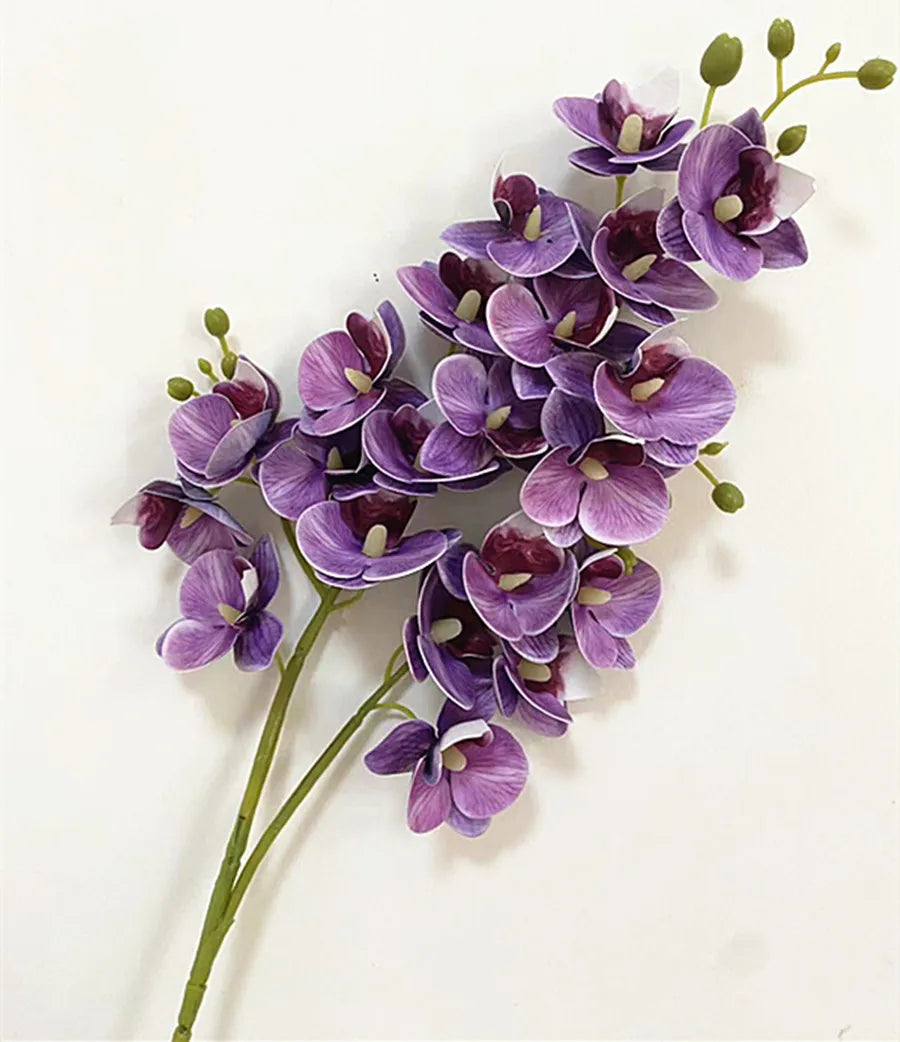 Real Touch Artificial Orchid – 21-Head Mini Phalaenopsis Branch Artificial Flower Branch Axl 07