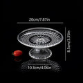 Clear Acrylic Serving Plate – Fruit, Dessert & Cupcake Tray Acrylic Serving Plate Axl M