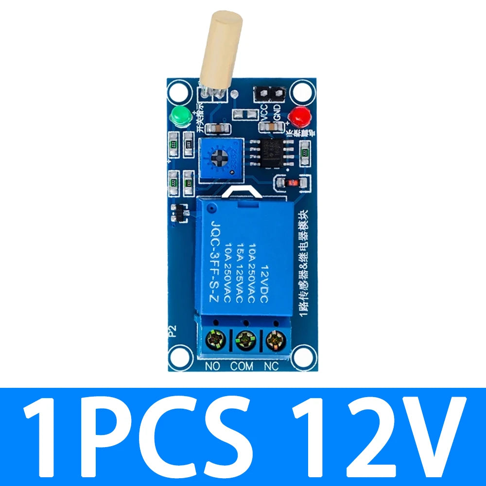 5V/12V Tilt Angle Sensor Relay Module SW520D for Arduino Sensor Relay Module Axl 1PCS 12V