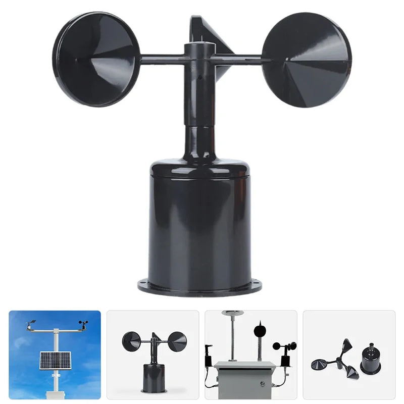 ABS Plastic Anemometer Shell – Wind Sensor Replacement Cup Anemometer Replacement Shell Axl