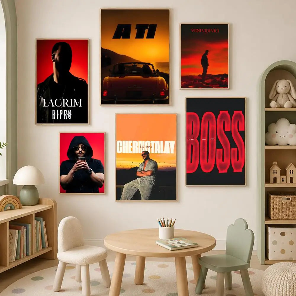Self-Stick HD PVC Wall Art Poster – Waterproof Home Decor Wall Art Poster Axl