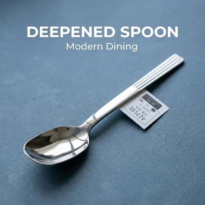 Stainless Steel Square Head Soup Spoon – Long Handle Dinner Scoop Dinner Soup Spoon Axl