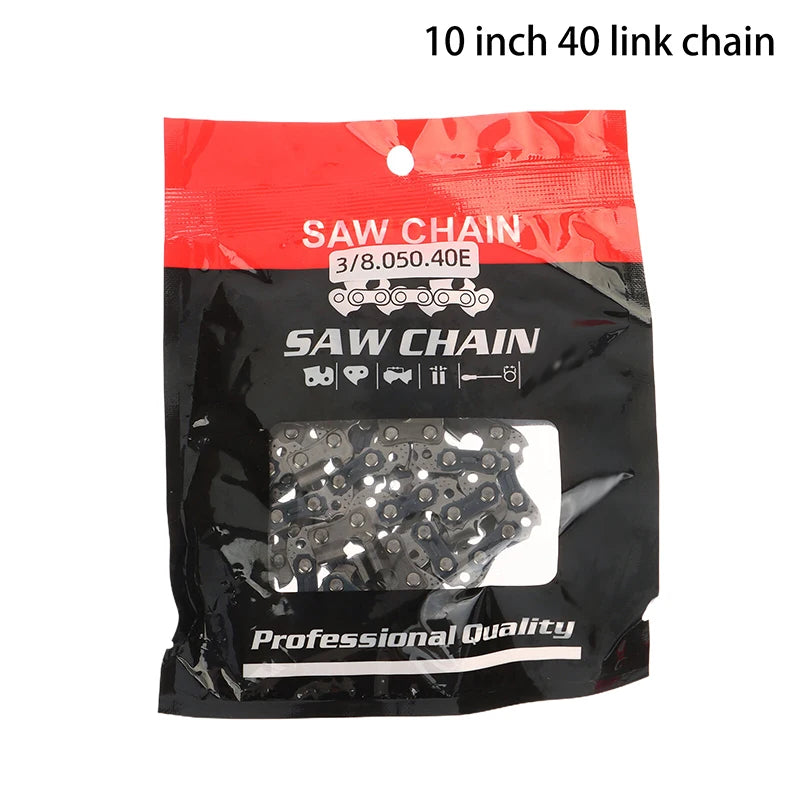 Metal Chainsaw Chain 4–16 Inch | Wood Cutting Replacement Blade Chainsaw Chain Axl 10inch 40link chain
