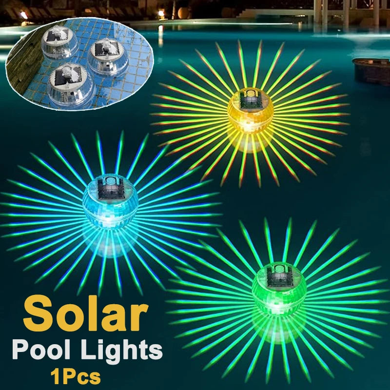 Solar LED Floating Ball Light – RGB Color Changing Pool Lamp Solar Floating Light Axl