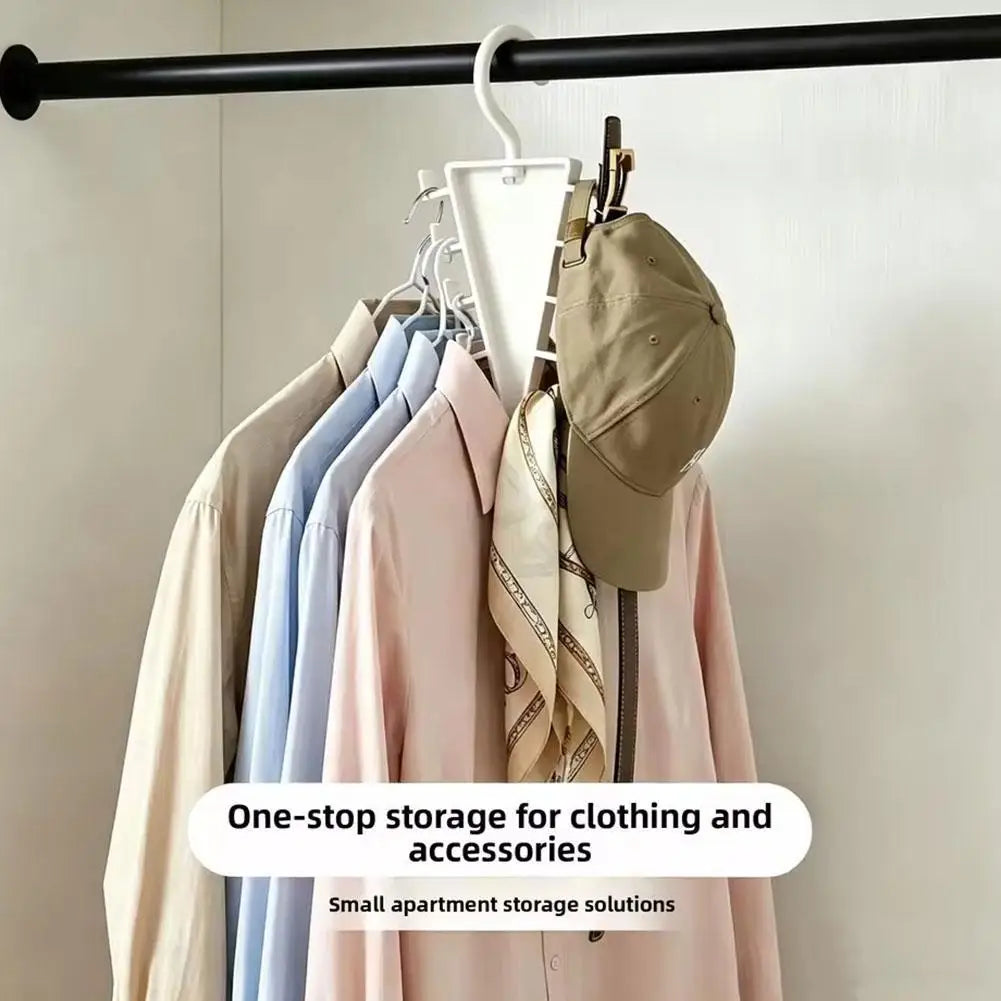 V-Shape 12-Hook Closet Hanger Organizer | Space Saving Closet Hanger Organizer Axl