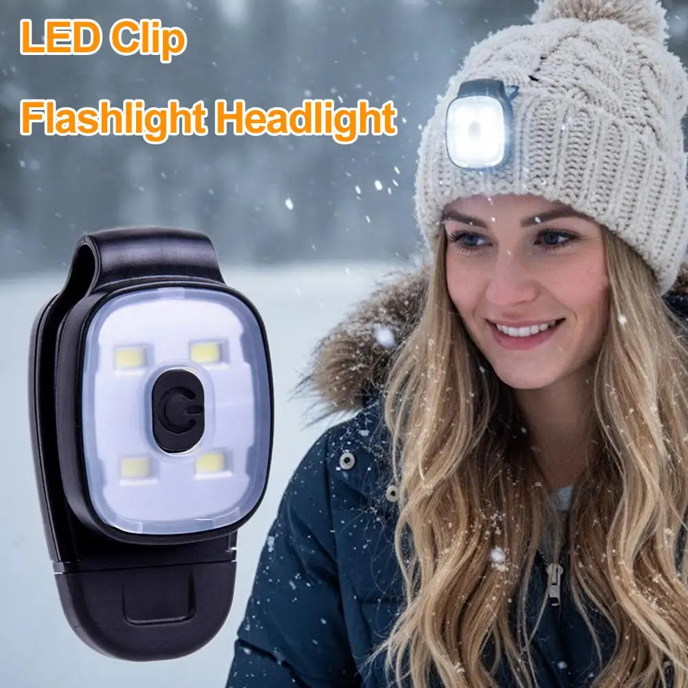 LED Clip-On Running Light – USB Rechargeable Warning Flashlight Clip-On Running Light Axl