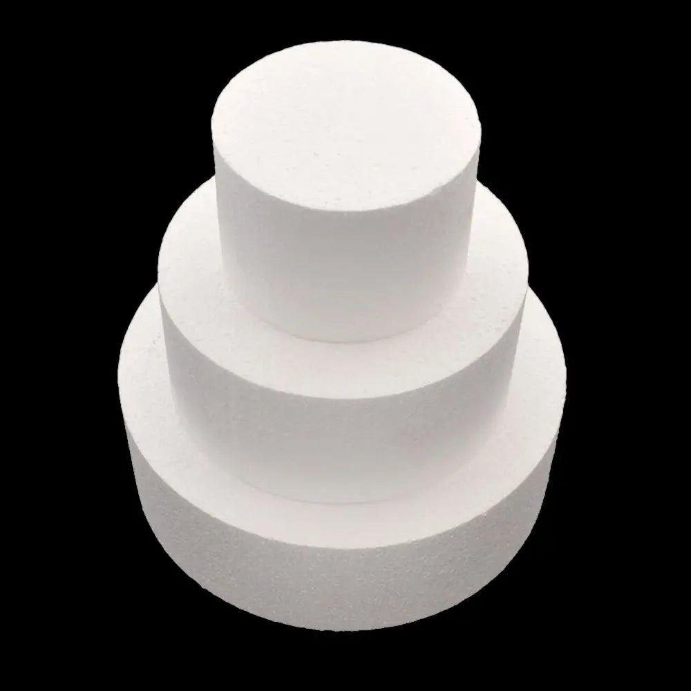 Round Foam Cake Dummy 4–10 Inch | Polystyrene Practice Mould Cake Decorating Mould Axl